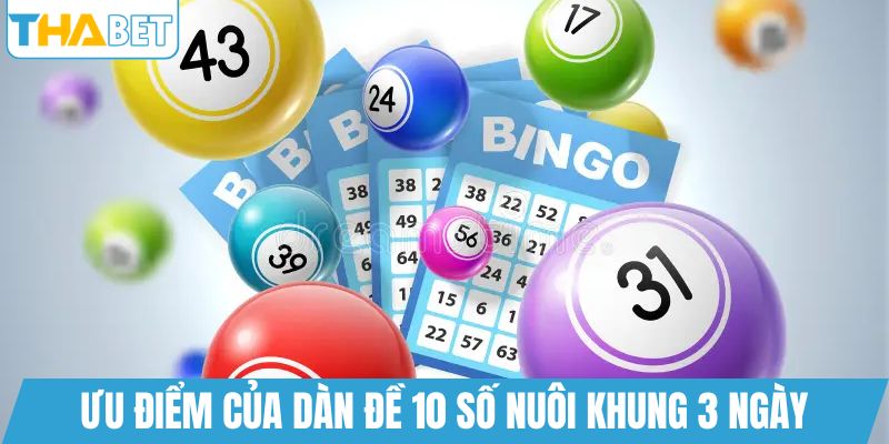 Các ưu điểm của dàn đề 10 số nuôi khung 3 ngày