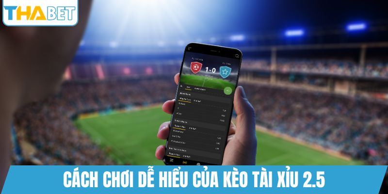 Cách chơi dễ hiểu của kèo tài xỉu 2.5